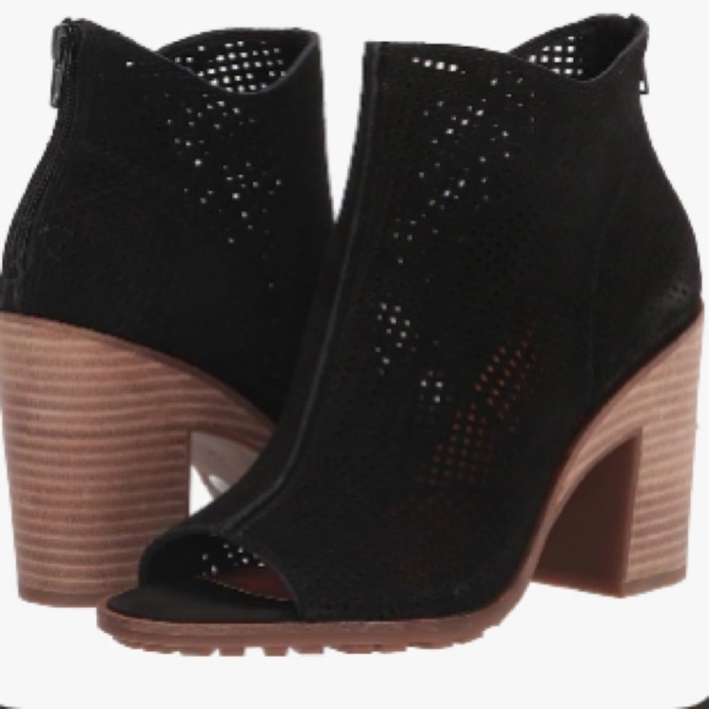 LUCKY BRAND ANKLE BOOTIES BLACK SIZE 8 1/2